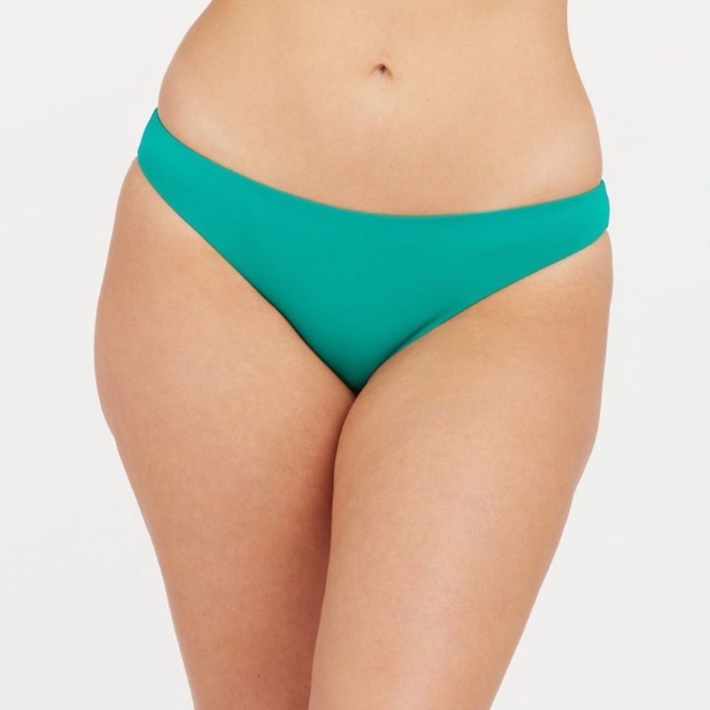 NWT! Spanx ‘mystic green’ large bikini bottoms